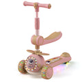 Wholesale Plastic Adjustable Heights Foldable Kids Kick Scooter With 3 Extra Wide Light-Up Wheels Scooter for Children
