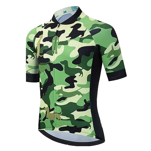 2024 New Camouflage Unisex Cycling Shorts Comfortable Quick Dry Breathable Heat-Transfer Printed Spandex/Polyester 140g Tourista