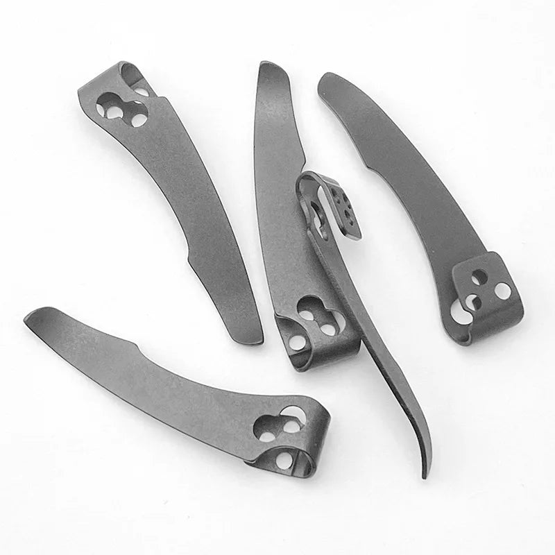 Titanium Pocket Knife Clip for ColdSteel Recon1 Knives Parts & Accessories Cold Steel Scout Recon1
