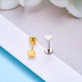 G23 Titanium Nose Upper Ear Stud Daith Conch Helix Nasal Nail Piercing 16G Labret Cartilage Helix Tragus Earrings Body Jewelry