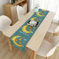 Muslim Ramadan Mubarak Party Supplies Ramadan Kareem Printed Tablecloth Mubarak Ramadan Waterproof Tablecloths Backrest Cover