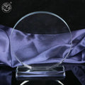 Mh-jb179  Round Shape Blank Engraving Logo Crystal Awards Trophy Glass Plaque