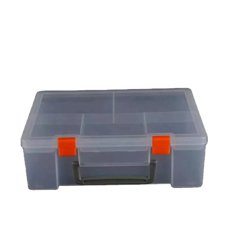 Manufacturer Supplies High-quality Customizable Plastic Transparent Storage Box Student Building Block Toy Storage Box