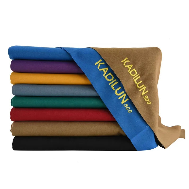 1.55m Width KADILUN-300 Wool Billiard Pool Game Table Cloth With Purple/Camel/black/Green/Blue/Grey/Red MegaBDM