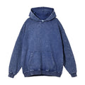Heavy Weight Oversize Acid Wash YKH 420GSM French Terry Custom Logo Vintage Wholesale Hoodie Men Acid Wash Hoodie