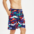 WJHLH7896 Beach Pants Men's Floral Underpants Quick Drying Shorts Swimming Trunks Man's Customized Board Shorts