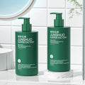 300ml Plastic Soft Touch Simple Cylinder Bottle for Body Wash
