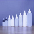 Low MOQ 75 ml HDPE Plastic Glue Bottle with Twist Cap Empty Bottle for Squeezing Glue