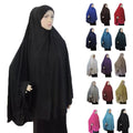 Wholesale Modest Umbrella Crepe Prayer Abayas Khimar Jilbab Hijab Abaya Dubai Prix Bale for Women Muslim Eid