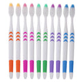 10pcs/set Cheap Toothbrushes Plastic Toothbrush Custom Toothbrush White Adult Customized Logo Soft Disposable Environmental