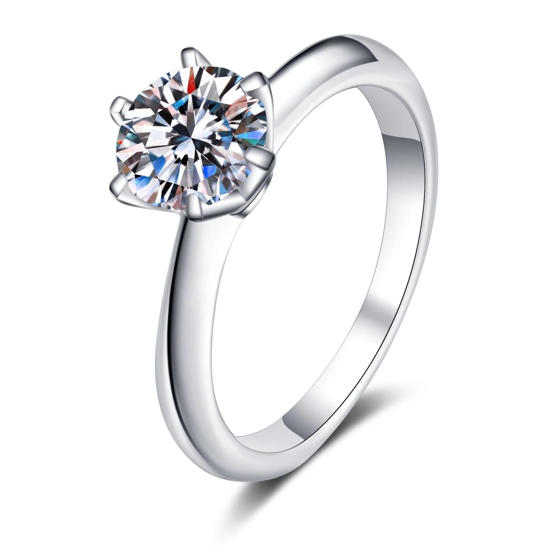 Fashion Jewelry 2023 Moissanite Wedding Jewelry 925 Sterling Silver Engagement Rings Women Jewelry