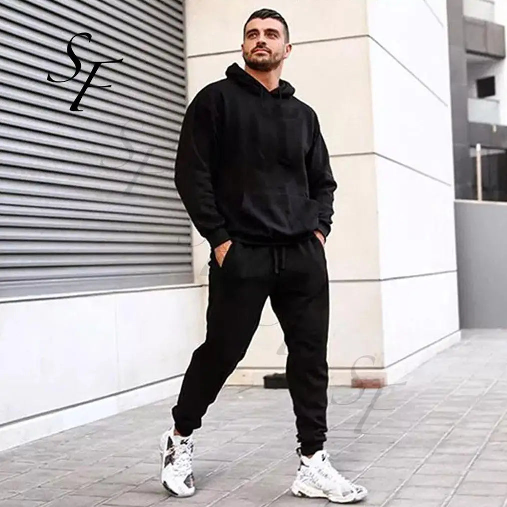 Wholesale Custom Printing Logo Spandex Men Training Jogging Wear Set Casual Fit Sportswear Sweatsuit for Men