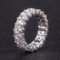 OL1422 High End Jewelry Factory Wholesale Solid White Gold Custom Women Men Designs Moissanite Diamond Gold Eternity Band