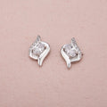 Micro Paving Setting 925 Silver Earring