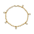 Milskye Fine Fashion Jewelry 925 Silver for Women 18k Gold Plated Diamond Bracelets