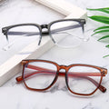 Wholesale Custom 2024 Blue-Light-Blocking Square Sunglasses for Women Retro Classic Shades Transparent PC Sun Glasses for Men