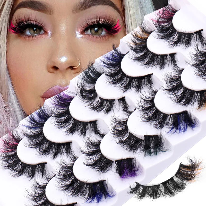 Russian d Curl Strip Eyelashes Wholesale New Dark Lash Tray Easy Fan Mega Volume Custom Eyelash Curler With logo