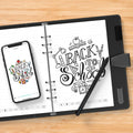 NEWYES Smartpen Paper Leather Digital Notepad SyncPen Cloud Storage Smart Notebook Set With Smart Pen and APP