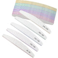 Nail Supplies Half Moon Nail File 100/100 100/180 Grit Colorful PS Board Nail Files