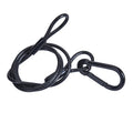 Black 4mm Medium Duty Safety Cable with Standard Size Spring Hook Stainless Steel Cables with Electroplated  Carabiner