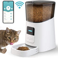 6L Wifi Smart Pet Feeder Timing Quantitative Large Capacity App Remote Feeding Bowls Cat Dog Pet Automatic Animal Feeders