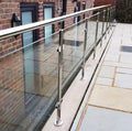 YL Hot Sale Glass Railing Stainless Steel Glass Handrail