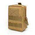Outdoor Molle Tactical Waist Bag with Zipper Closure Durable Polyester Material Belt Pouch Accessory