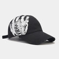 New Creative Colorful Graffiti Printed Soft Top Distressed Street Trendy Baseball Cap for Teenagers