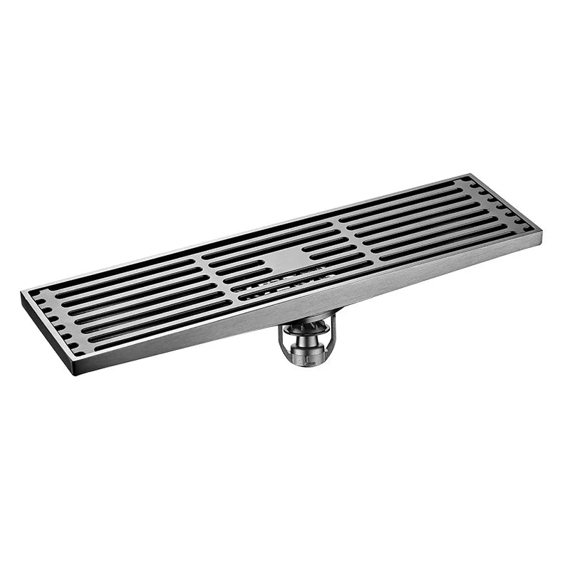 Drains Antique Stainless Steel Shower Long for Bathroom Drain Bathroom Kitchen Chrome Brass Floor Trap Drain