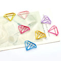 Wedding Planner Clip Stationery Funny Metal Diamond Paperclip Decorations Bookmarks and Promotional Bookmarks Gift Card Holder
