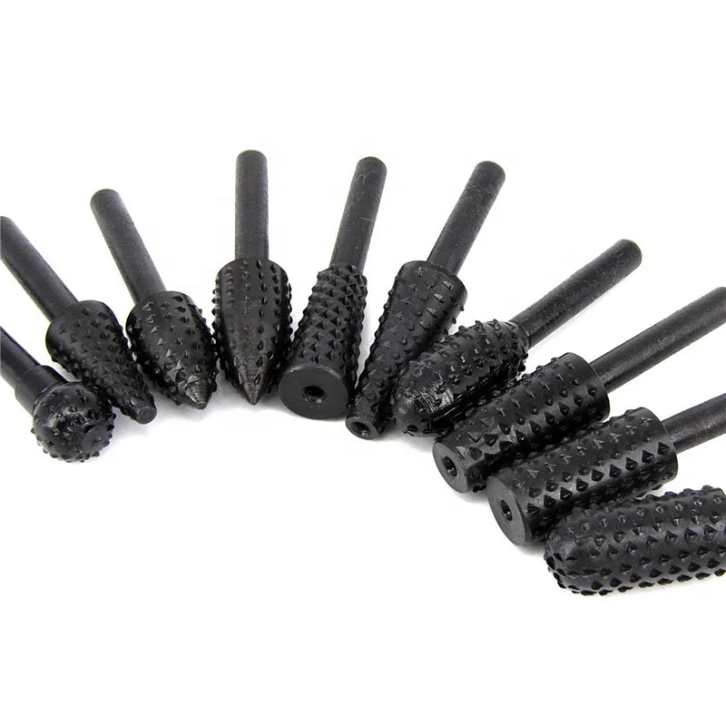 Twist Drill BitsTungsten Carbide Double Cut Rotary Burr Set
