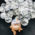 Wholesale Natural Crystal Ball Small Clear Quartz Rainbow Crystal Sphere for Wedding Souvenirs