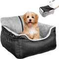 Luxury Waterproof Dog Car Seat Bed Comfortable Puppy Dog Bed Soft Travel Pet Car Seat with Safety Buckle