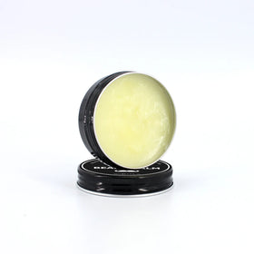 Private Label 60g Organic Vegan Argan Oil Beard Wax Leave-in Conditioner for Men's Beard Growth Balm Cream
