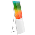 Floor Standing Indoor Screen Foldable Digital Signage Portable Advertising Display