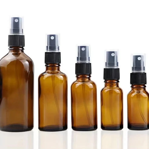 Teal 30ml Round Glass Essential Oil Dispenser Bottle Original Liquid Essence Cosmetic Dropper Bottle with Brown Teal