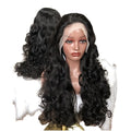 New Custom Color Popular 13x6 Bouncy Wave Full Lace Frontal Wig HD Transparent Lace Human Hair Wig for Women
