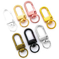 7 Color Mixed Alloy Chain Buckle Keychain Accessories DIY Jewelry Accessories Multifunction Jewelry Making Findings 34*12mm V129