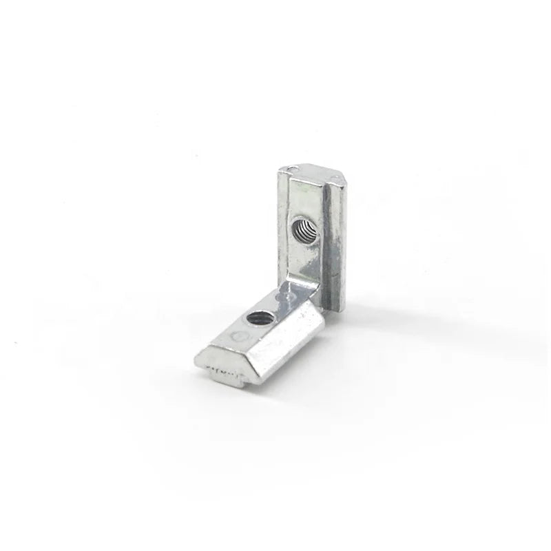 China Manufacturer 2032 40mm  40C E Shape Inside Corner Bracket for  Extrusion Profile in 40 Series in Casting Zinc Material