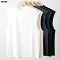 300gsm Heavy Cotton Men's Sleeveless Vest Sport Fitness Outerwear Loose Fit Hip Hop Style Custom DTG Print Oversized Tank Top