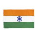 Wholesale Custom 3x5ft Outdoor Polyester Stock Indian Banner India Flag