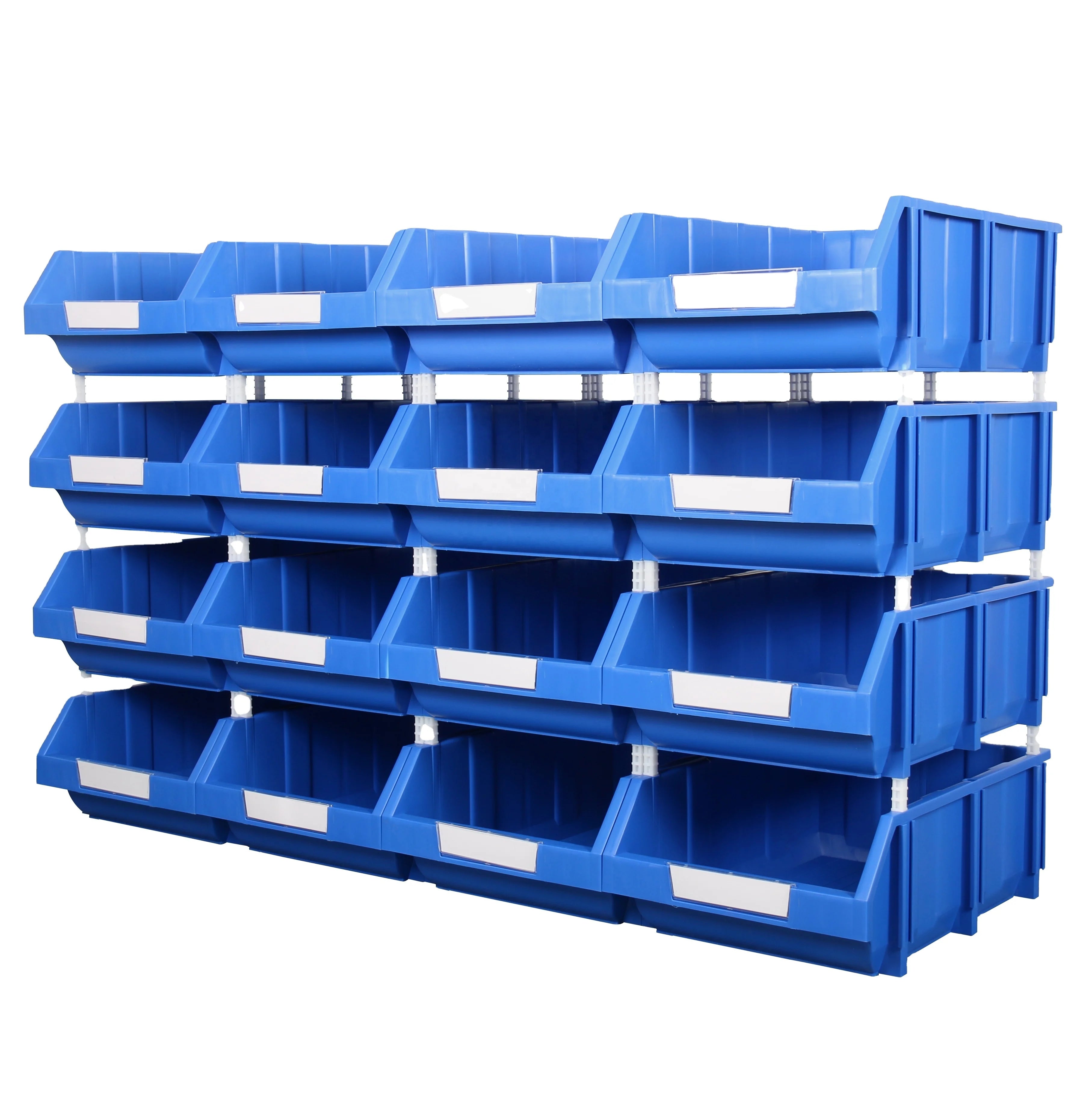 Storage Box Stack Bin Warehouse Multiple Sized PP Plastic Container CLASSIC Plasticas Stackable Rectangle Office Organizer