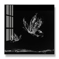 Modern Water Butterfly Crystal Porcelain Painting Wall Art Work Painting Crystal Porcelain Abstract Painting