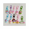 Cartoon Animal Keychain for Women Men Car Key Handbag Purse Hanging Key Rings Accessories DIY Handmade Jewelry Gifts