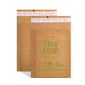 GDCX Eco Friendly Resealable Kraft Paper Honeycomb Shipping Envelopes Custom Logo Recyclable Kraft Paper Compostable Mailing Bag