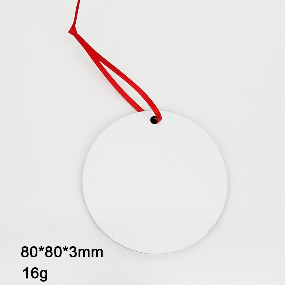 New Arrival Sublimation Blank DIY 3mm Thick 6 Colors Modern Wood Christmas Boots Shape MDF Hanging Ornament