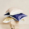 Class a Pure Silk Color-matching Solid Color Random Colors 48*74cm Home Textiles Pillow Cases Pillow Shams Supplier
