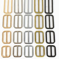 Deepeel BF675 25mm DIY Hardware Accessories Bag Strap Clasp Slider Tri-glide Adjuster Hooks Belt Buckles Metal Ring Buckle