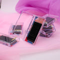 RTS PR010 Private Label Individual Eyelashes Lash Eyelash Extensions 8-15mm Fast Put on Individual Eyelashes