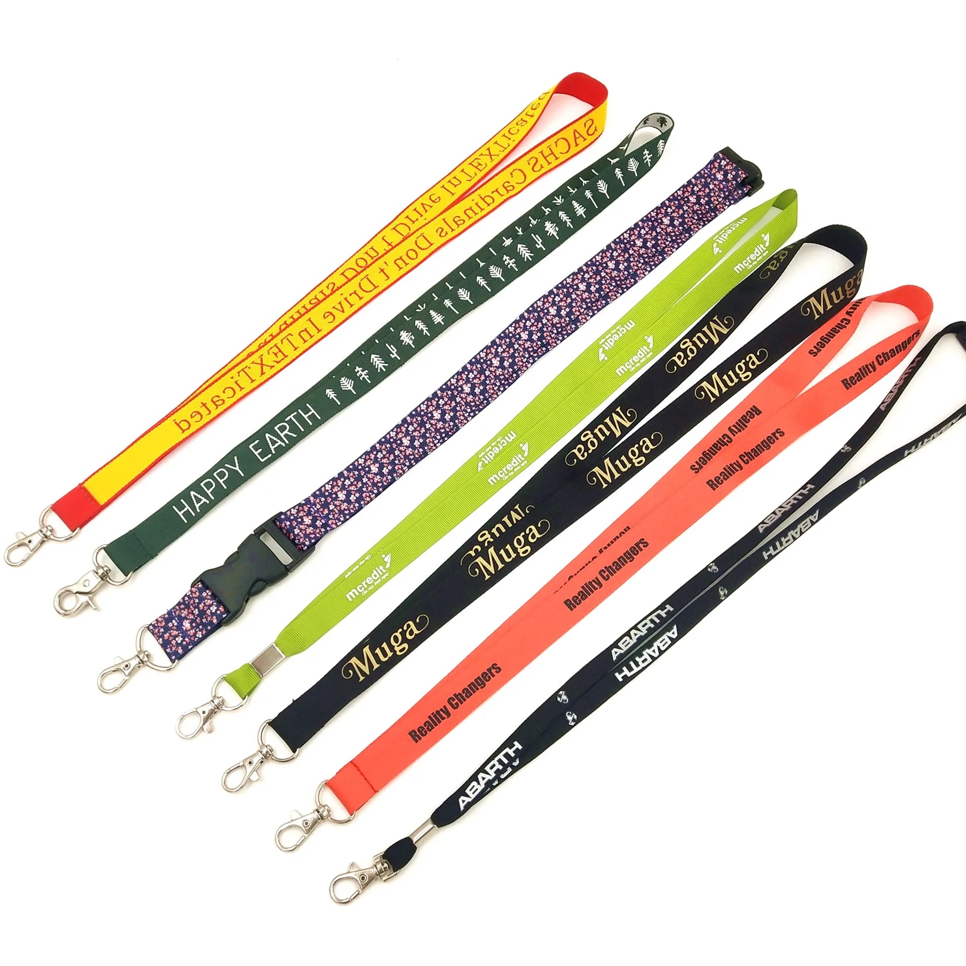 Hot Sale Polyester Lanyard Lanyard with Sublimation Custom logo Lanyard